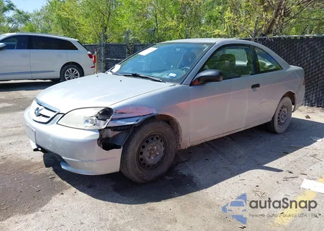 2001 Honda Civic Lx из США, поврежденный, VIN 1HGEM22561L123530